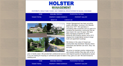Desktop Screenshot of holstermanagement.com